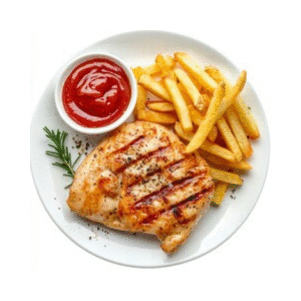 Chicken Breast & Chips