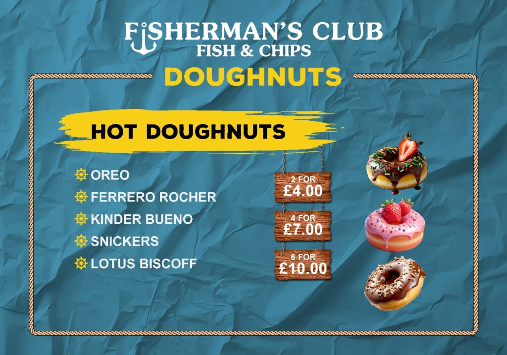 Doughnuts Menu